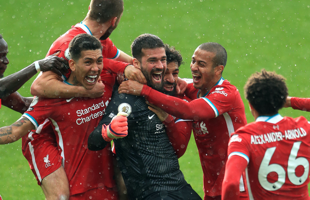  利物浦阿利松扑点保住胜局  